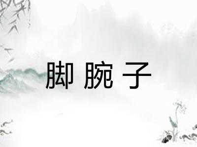 脚腕子