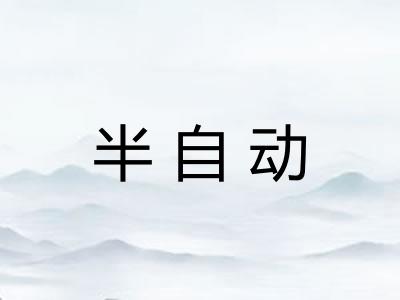 半自动