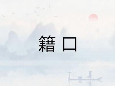籍口