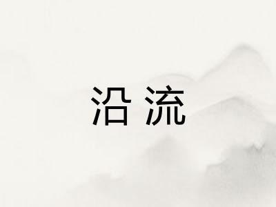 沿流