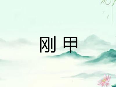 刚甲