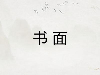 书面