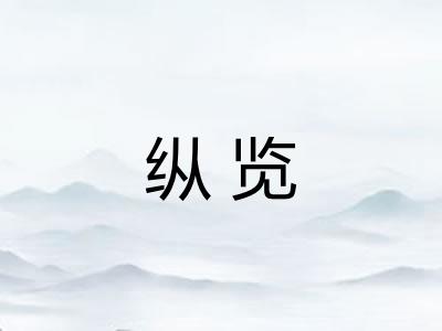 纵览