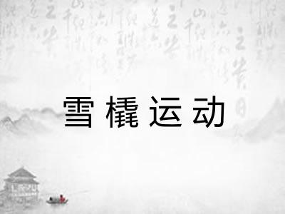 雪橇运动