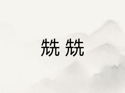 兟兟