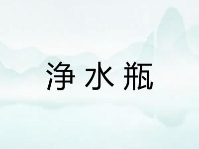 浄水瓶