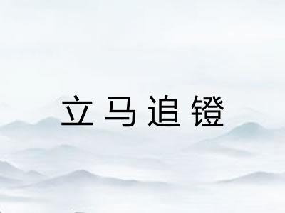 立马追镫