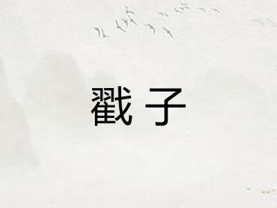 戳子
