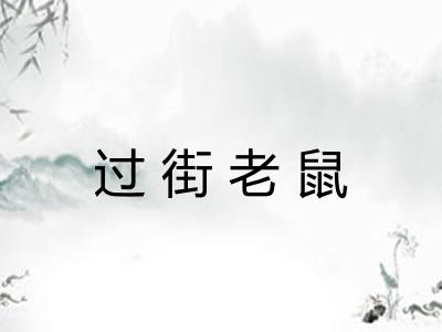 过街老鼠