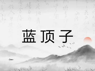 蓝顶子