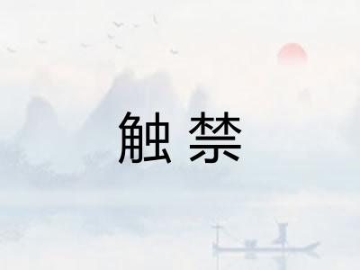 触禁