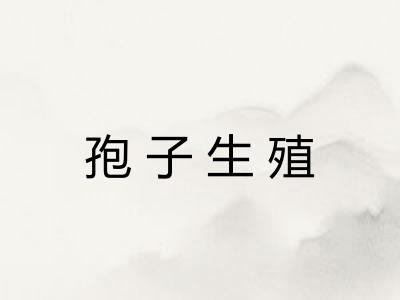 孢子生殖