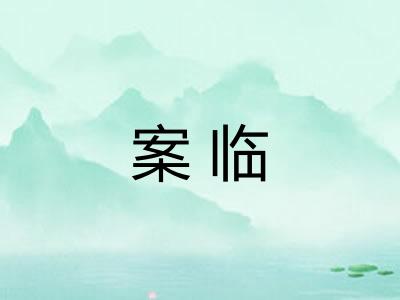 案临