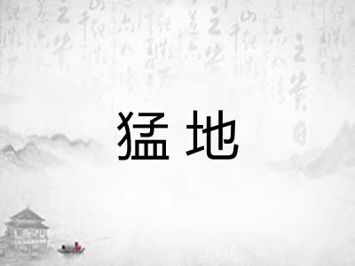 猛地
