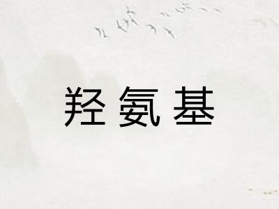 羟氨基