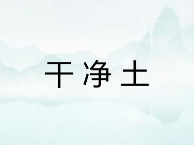 干净土
