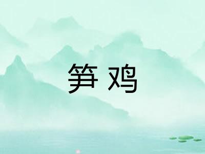 笋鸡