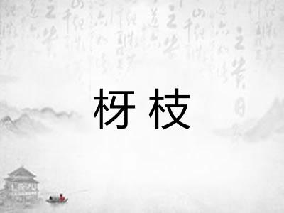 枒枝