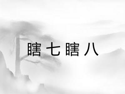 瞎七瞎八