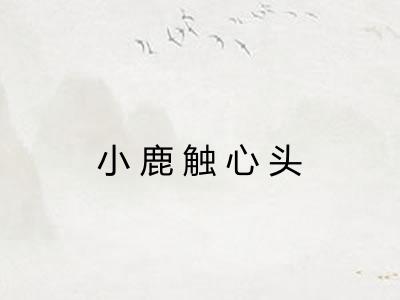 小鹿触心头