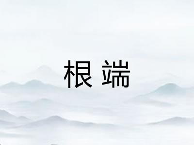 根端