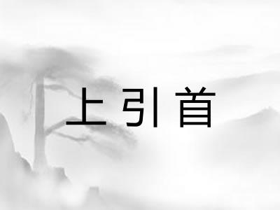 上引首