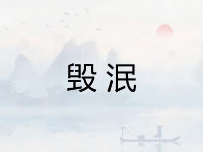 毁泯