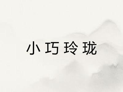 小巧玲珑