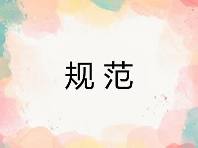 规范