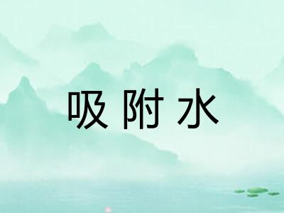 吸附水