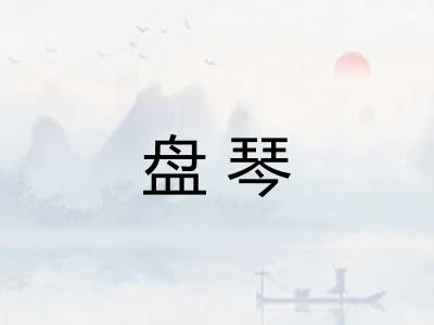盘琴