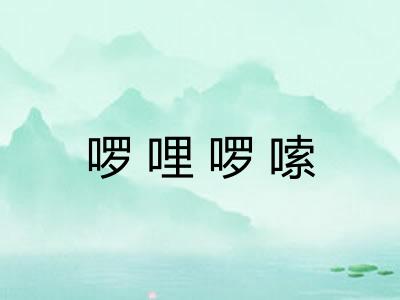 啰哩啰嗦