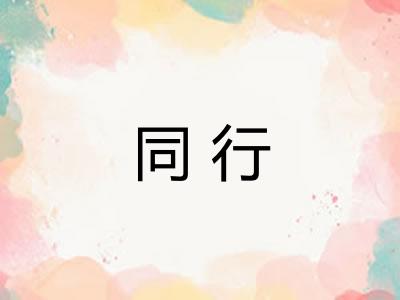 同行