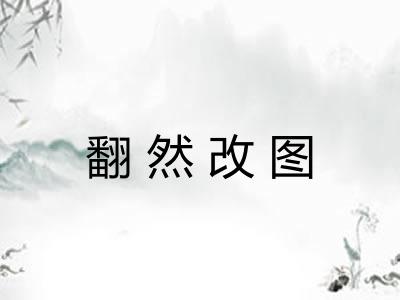 翻然改图