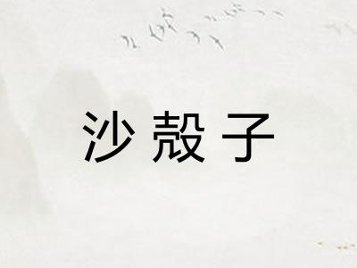 沙殻子