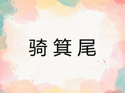 骑箕尾