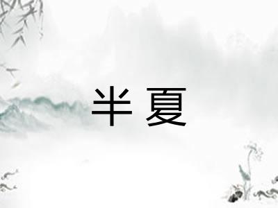 半夏