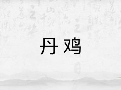 丹鸡