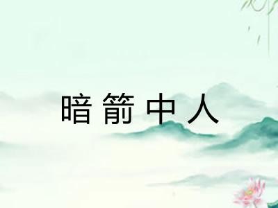暗箭中人