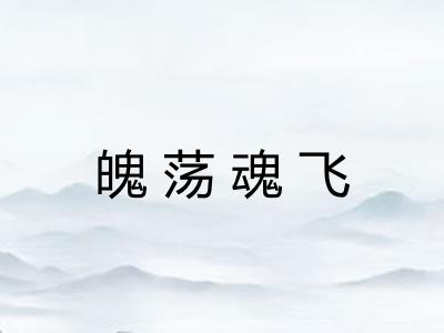 魄荡魂飞
