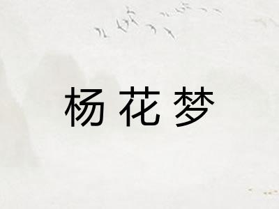 杨花梦