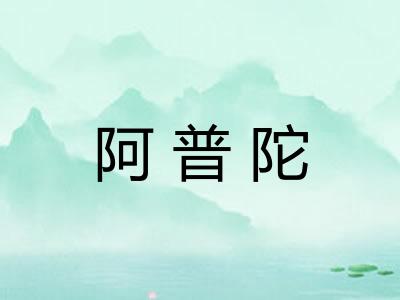 阿普陀