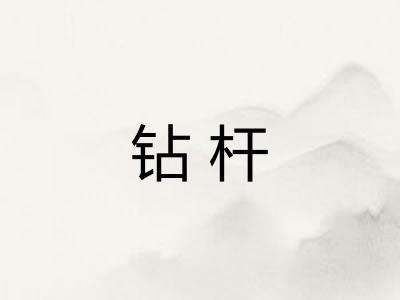 钻杆