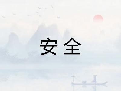安全