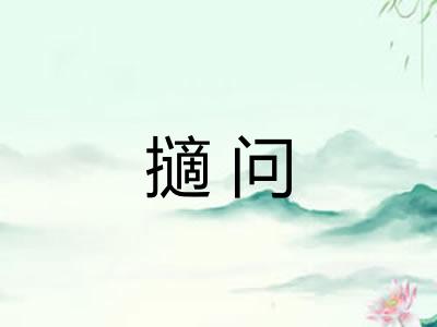 擿问