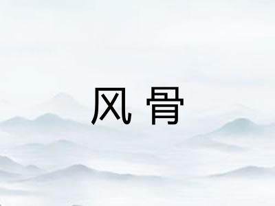 风骨