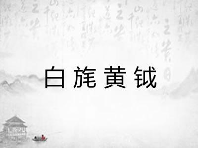 白旄黄钺