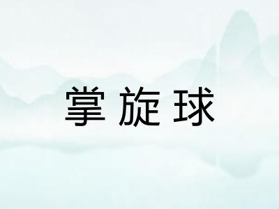 掌旋球