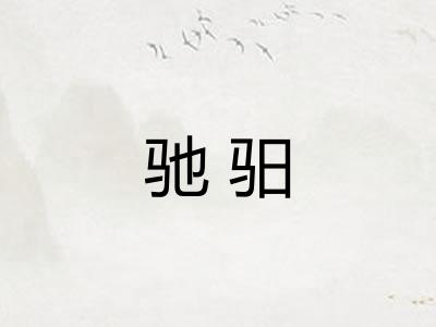 驰驲