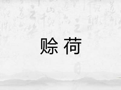 赊荷